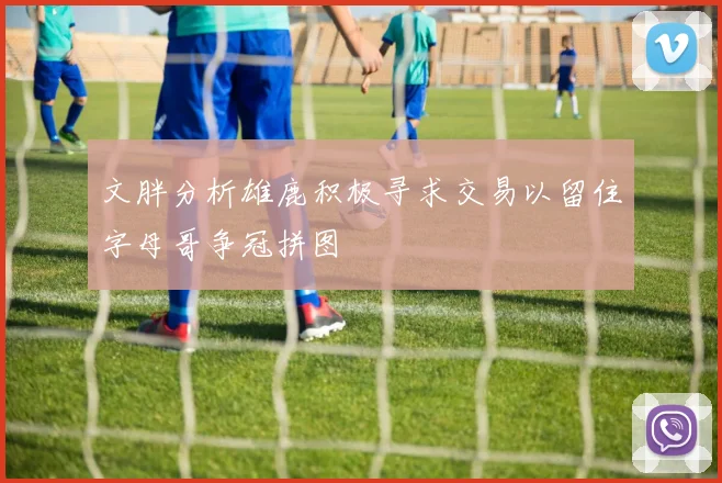 文胖分析雄鹿积极寻求交易以留住字母哥争冠拼图
